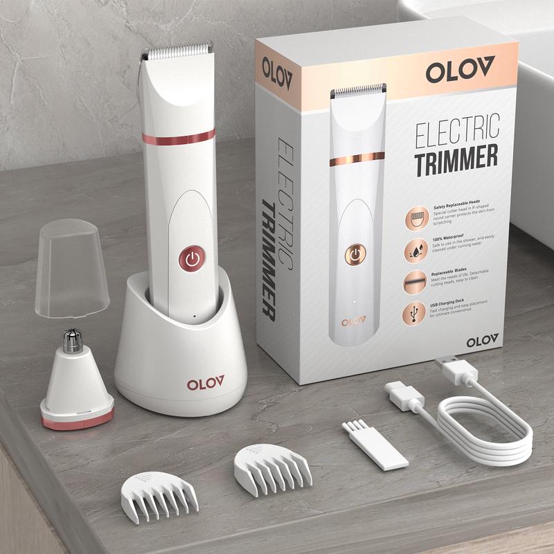 🔥Ultimate Grooming Experience🔥OLOV Anti-Nick Body Trimmer