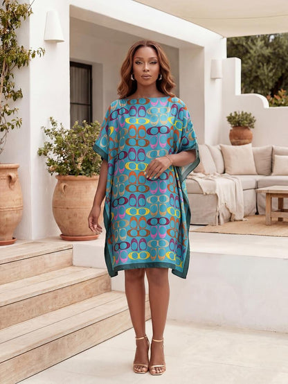 Elegant Floral Print Women's Shawl for All Seasons