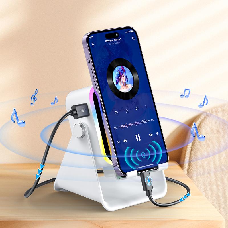 PUTARE Wireless Audio Speaker Stand with Power Bank