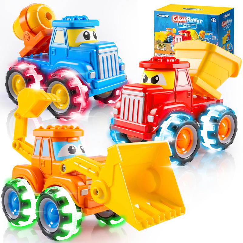 Motion Activated Monster Truck Toy Set for Kids