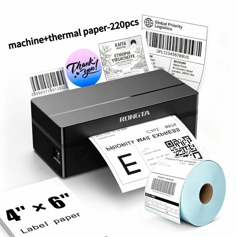 RONGTA Portable Handheld Thermal Label Maker - Bluetooth Enabled