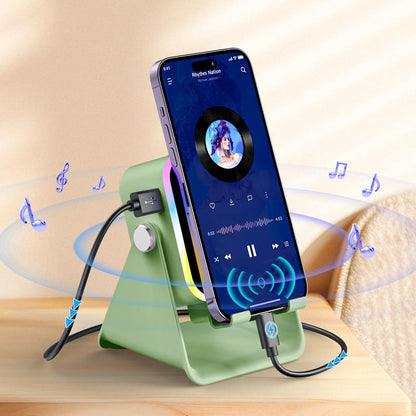 PUTARE Wireless Audio Speaker Stand with Power Bank