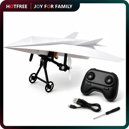 Remote Control Paper Airplane Kit for Kids and Adults