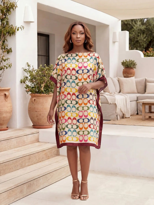 Elegant Floral Print Women's Shawl for All Seasons