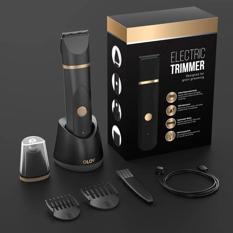 🔥Ultimate Grooming Experience🔥OLOV Anti-Nick Body Trimmer