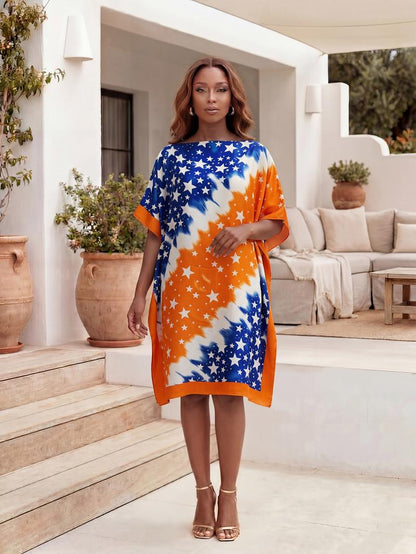 Elegant Floral Print Women's Shawl for All Seasons