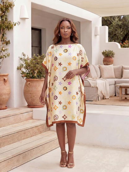 Elegant Floral Print Women's Shawl for All Seasons