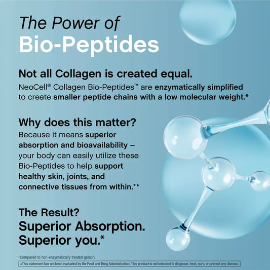NeoCell Collagen Peptides Powder 20oz - Grassfed Protein Supplement