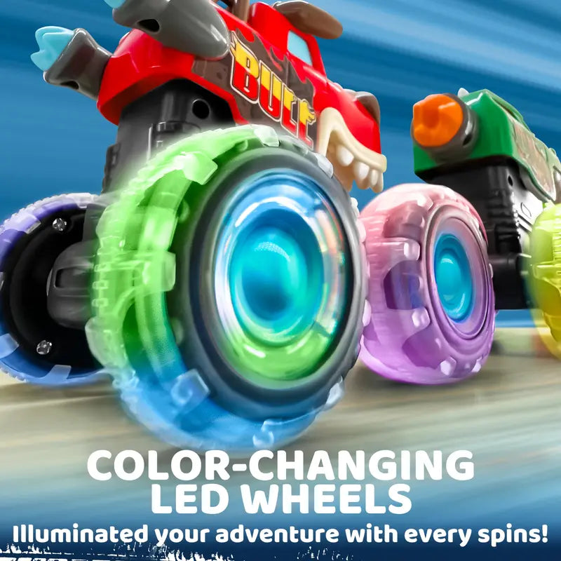 Motion Activated Monster Truck Toy Set for Kids
