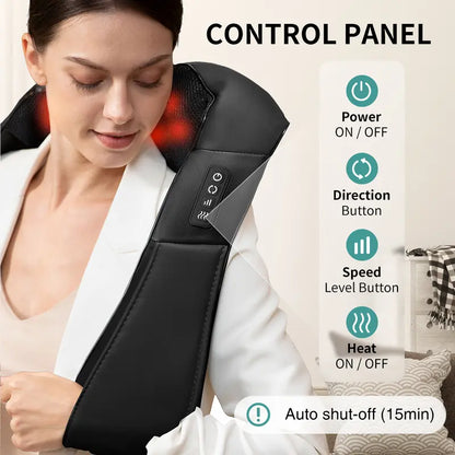 Shiatsu Neck and Back Massager with Soothing Heat