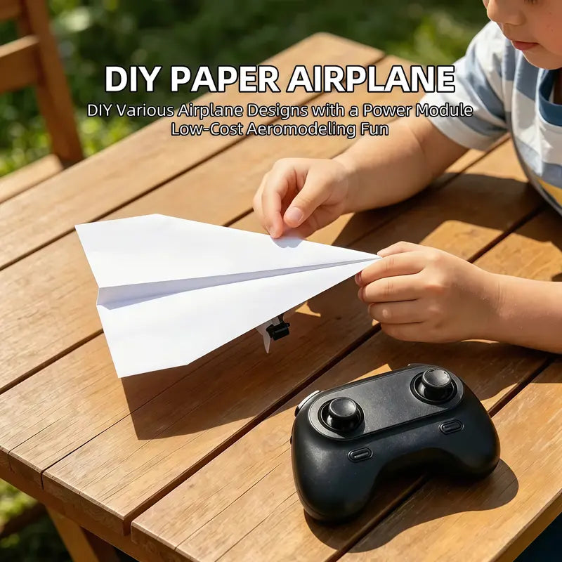 Remote Control Paper Airplane Kit for Kids and Adults