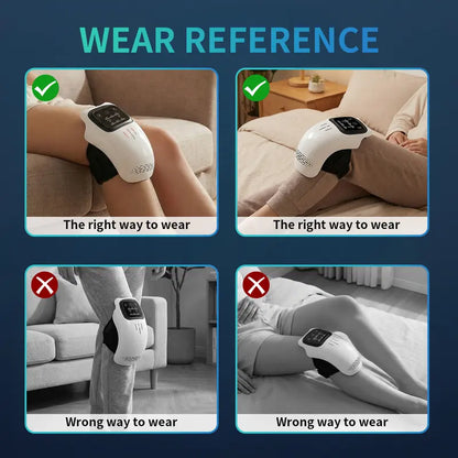 Neidga Portable Electric Knee Massager for Comfort and Relief
