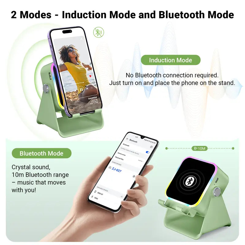 PUTARE Wireless Audio Speaker Stand with Power Bank