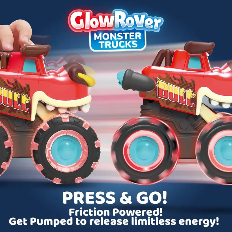 Motion Activated Monster Truck Toy Set for Kids