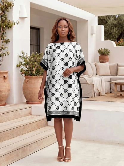 Elegant Floral Print Women's Shawl for All Seasons
