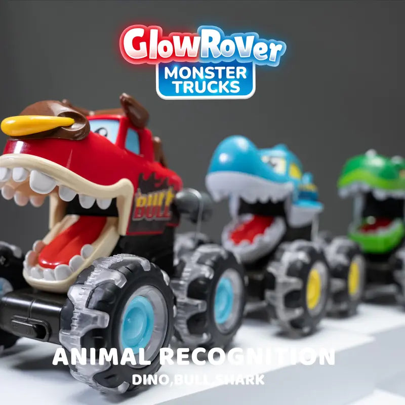 Motion Activated Monster Truck Toy Set for Kids