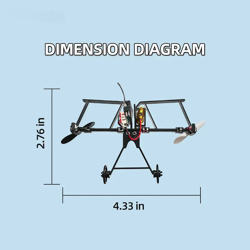 Remote Control Paper Airplane Kit for Kids and Adults