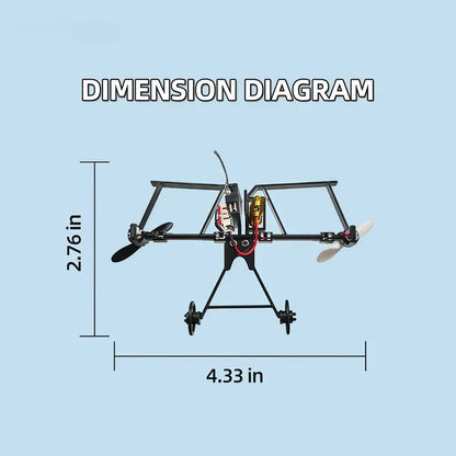 Remote Control Paper Airplane Kit for Kids and Adults