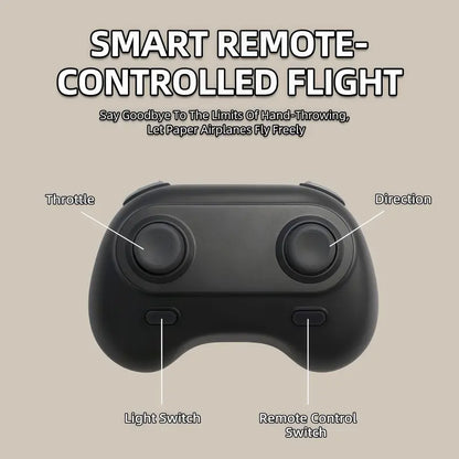 Remote Control Paper Airplane Kit for Kids and Adults