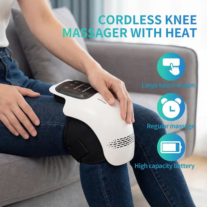 Neidga Portable Electric Knee Massager for Comfort and Relief