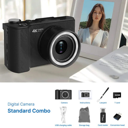 2026 Digital Camera for Photography & Vlogging