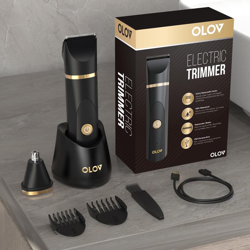 🔥Ultimate Grooming Experience🔥OLOV Anti-Nick Body Trimmer