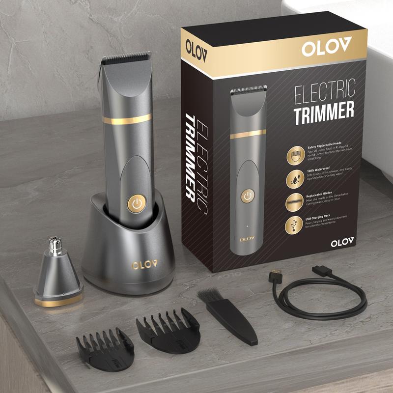 🔥Ultimate Grooming Experience🔥OLOV Anti-Nick Body Trimmer